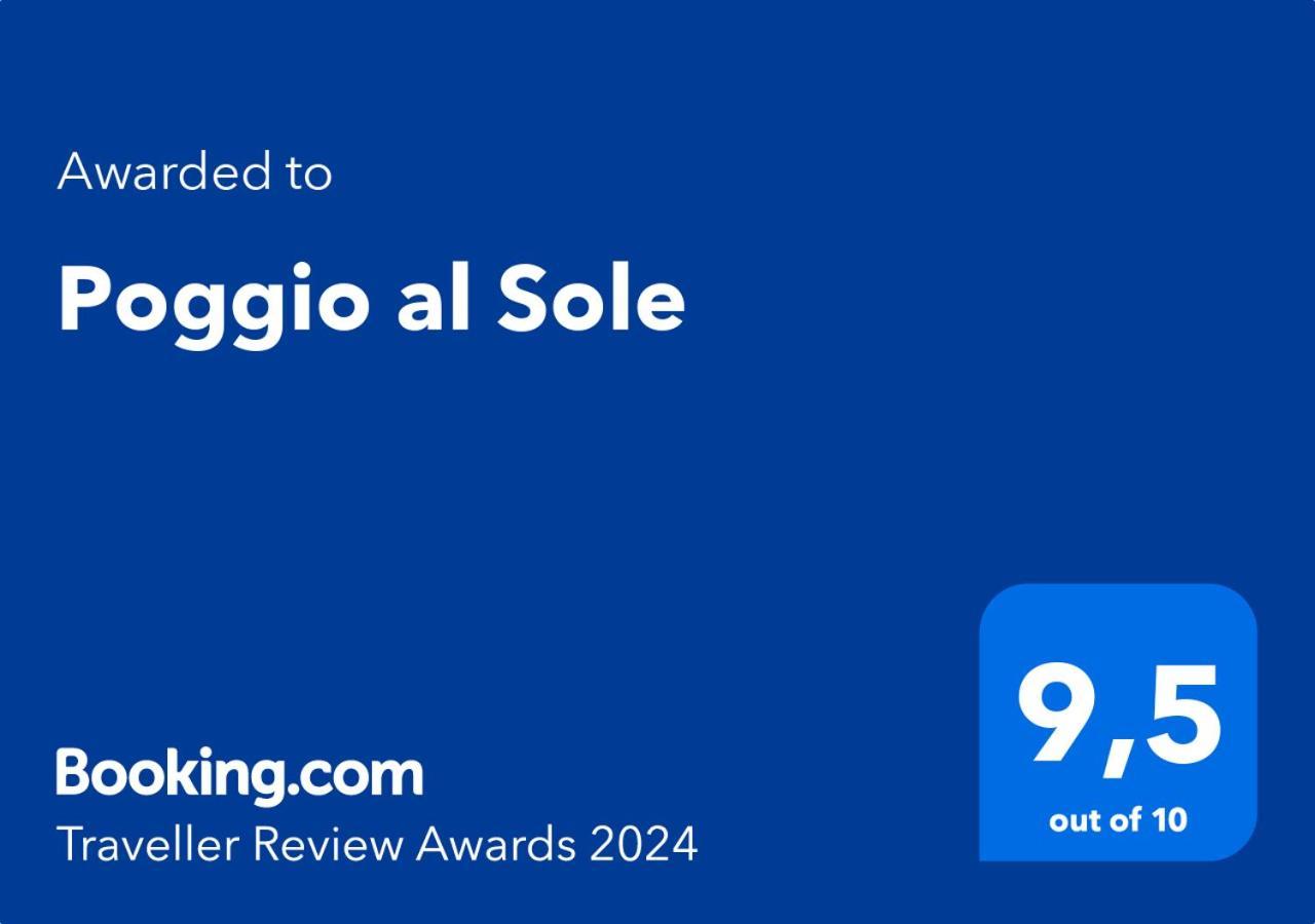 Апартаменты Poggio Al Sole Монтеспертоли Экстерьер фото
